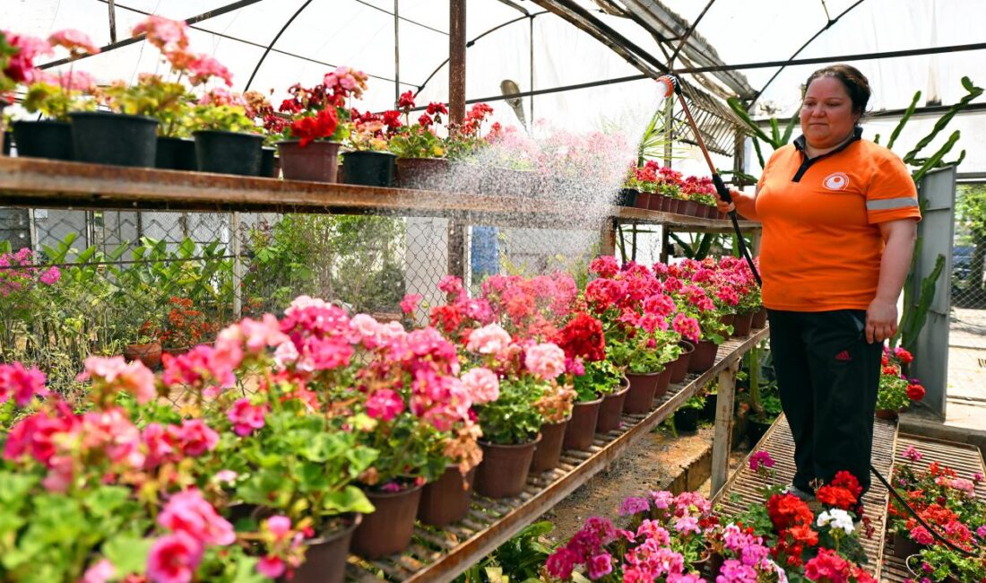 BÜYÜKŞEHİR, KENTTEKİ YEŞİL ALANLARI İKLİM DOSTU UYGULAMALARLA TAÇLANDIRIYOR Mersin Büyükşehir Belediyesi Park