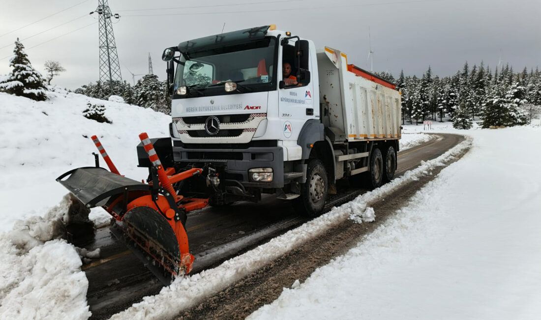 Mersin Büyükşehir Belediyesi ekipleri,