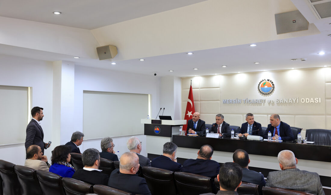 Mersin iş dünyası, ihracatın önünü açacak başlıkları konuştu Mersin Ticaret ve Sanayi