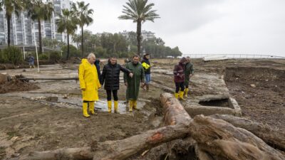 Yoğun yağışların ardından Mezitli genelinde