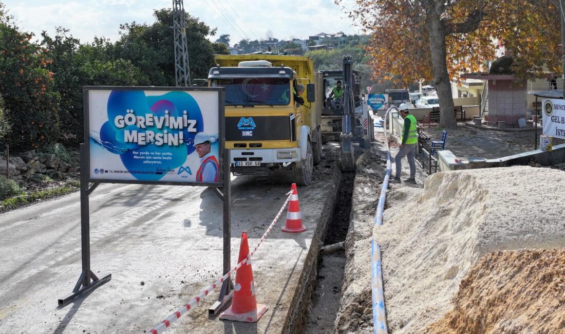 HACIHALİLARPAÇ SAKİNLERİ MESKİ ÇALIŞMALARIYLA KESİNTİSİZ SUYA KAVUŞTU Mersin Su ve Kanalizasyon