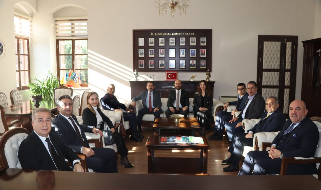 MEP, JANDARMA KOMUTANINI ZİYARET ETTİ Mersin Ekonomi Platformu (MEP)