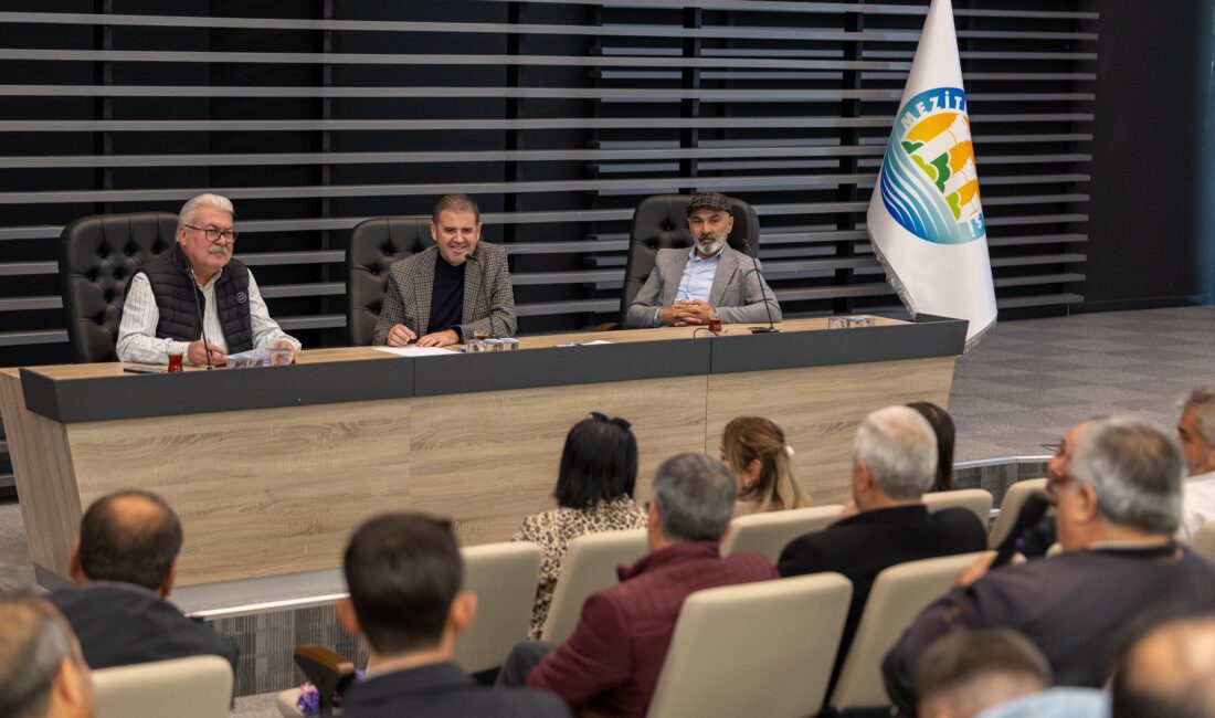 BAŞKAN TUNCER: “MAHALLELERİMİZİN SESİ BİZİM YOL HARİTAMIZ” Mezitli Belediye Başkanı Ahmet