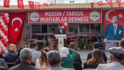 Tarsus Muhtarlar Derneği’nin yeni hizmet