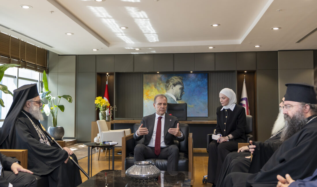 ANTAKYA VE TÜM DOĞU RUM ORTODOKS PATRİĞİ 10. YUHANNA YAZICI VE BERABERİNDEKİ HEYET BAŞKAN SEÇER’İ ZİYARET ETTİ