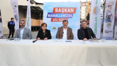 BAŞKAN YILDIZ MAKAMDA DEĞİL, SAHADA! Toroslar Belediye Başkanı Abdurrahman Yıldız,