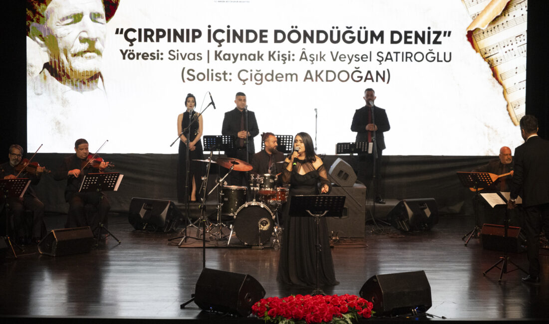 MERSİN BÜYÜKŞEHİR BELEDİYESİ SAHNESİNDE ÂŞIK VEYSEL’İN TÜRKÜLERİ YANKILANDI Mersin Büyükşehir Belediyesi Kültür, Sanat