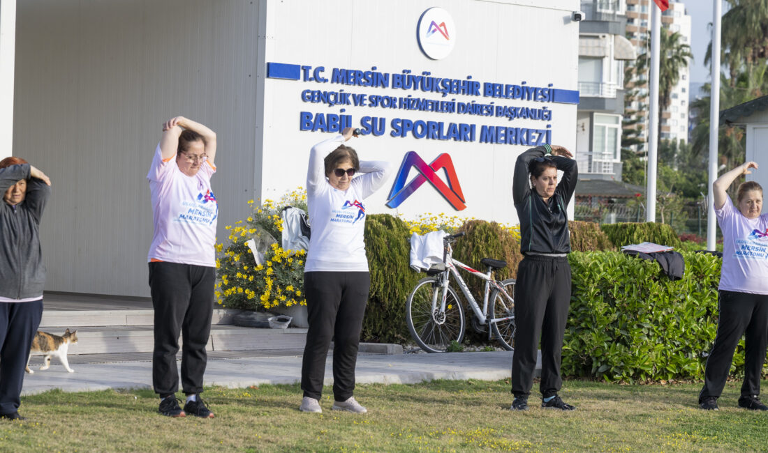 MERSİNLİLER GÜNE BÜYÜKŞEHİR’İN SABAH SPORU İLE BAŞLIYOR