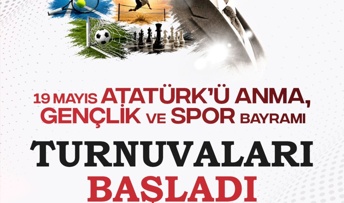 MEZİTLİ BELEDİYESİ’NDEN 19 MAYIS’A ÖZEL SPOR TURNUVALARI