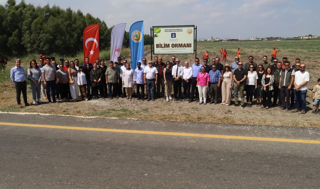 Tarsus Üniversitesi Bilim Ormanı’nda Fidanlar Toprakla Buluştu Tarsus Üniversitesi ile Mersin Orman