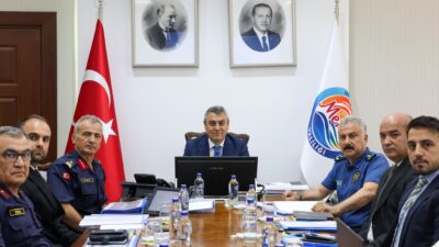 Mersin Valisi Atilla Toros başkanlığında,