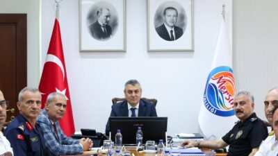 Mersin Valisi Atilla Toros başkanlığında,