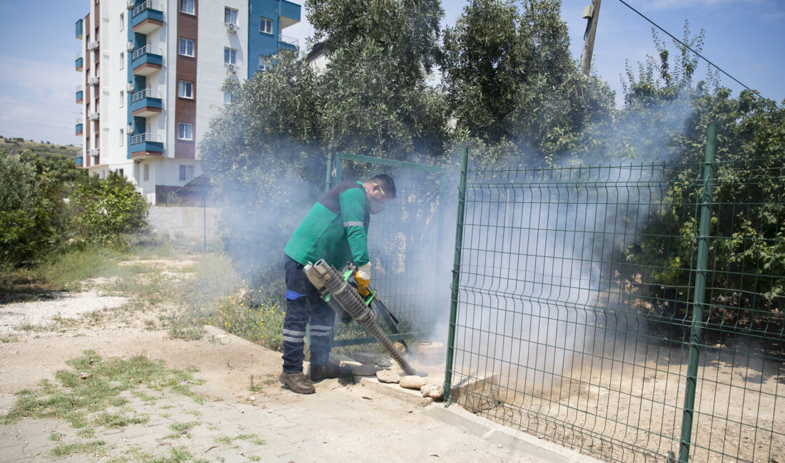 BÜYÜKŞEHİR’DEN KENTİN DÖRT BİR YANINDA YOĞUN İLAÇLAMA MESAİSİ Mersin Büyükşehir Belediyesi Çevre Koruma