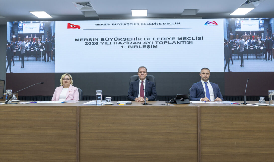 MERSİN BÜYÜKŞEHİR MECLİSİ’NİN HAZİRAN AYI 1. BİRLEŞİMİ, BAŞKAN SEÇER BAŞKANLIĞINDA GERÇEKLEŞTİRİLDİ MERSİN BÜYÜKŞEHİR MECLİSİ’NİN HAZİRAN AYI 1. BİRLEŞİMİ, BAŞKAN SEÇER BAŞKANLIĞINDA GERÇEKLEŞTİRİLDİ
