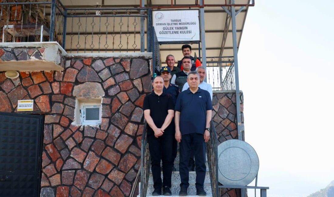 Vali Toros’tan Gözetleme Kulesi’nde incelemele Mersin Valisi Atilla Toros, Tarsus