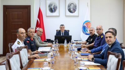 Mersin Valisi Atilla Toros başkanlığında,
