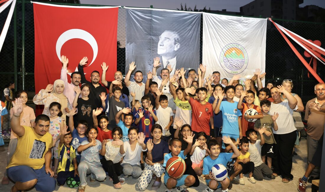 AKBELEN’E YENİ SPOR SAHALARI VE MODERNİZE EDİLEN PARK