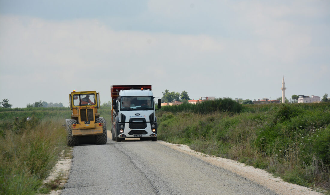 MERSİN BÜYÜKŞEHİR TARIMSAL ÜRETİM BÖLGELERİNDE ULAŞIM ALTYAPISINI GÜÇLENDİRİYOR Mersin Büyükşehir Belediyesi Yol