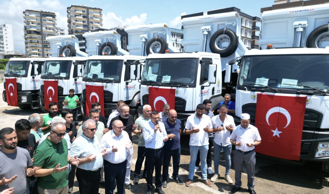 Erdemli Belediyesi Hizmet Filosunu Güçlendiriyor Mersin Erdemli Belediyesi, belediyecilik