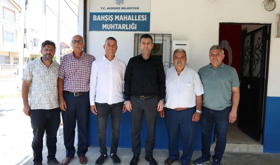 Akdeniz Belediye Başkan Vekili Beşikçi; 5 Mahalle Muhtarı ve Vatandaşlarla Bir Araya Geldi Akdeniz Kaymakamı ve Belediye