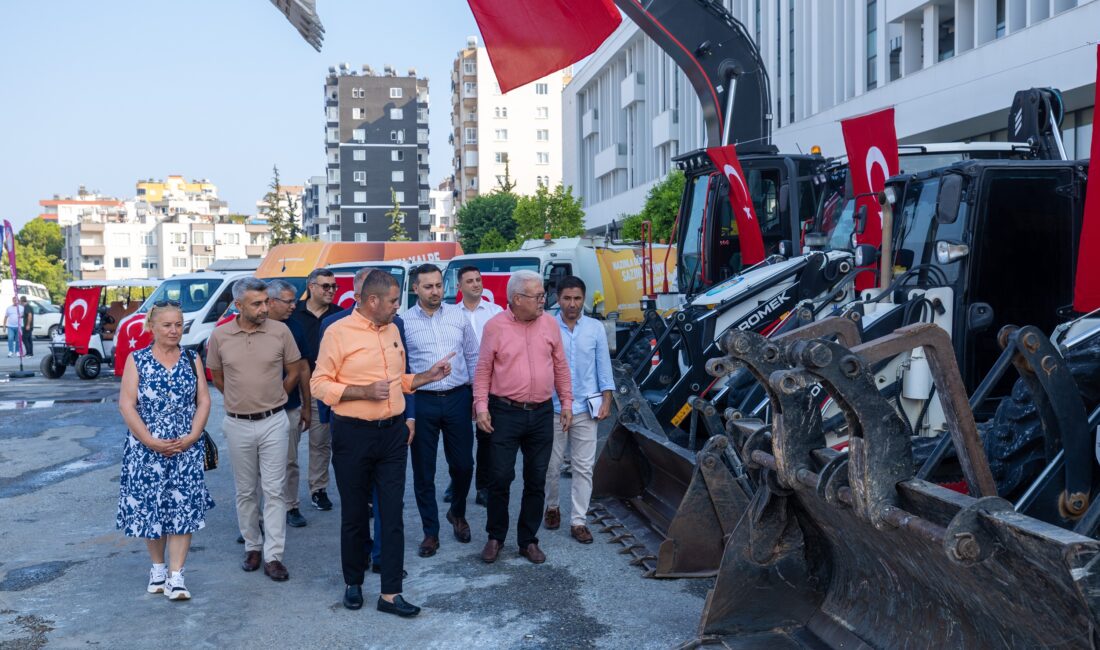MEZİTLİ BELEDİYESİ ARAÇ FİLOSUNU GÜÇLENDİRDİ Mezitli Belediyesi, vatandaşlara daha hızlı,