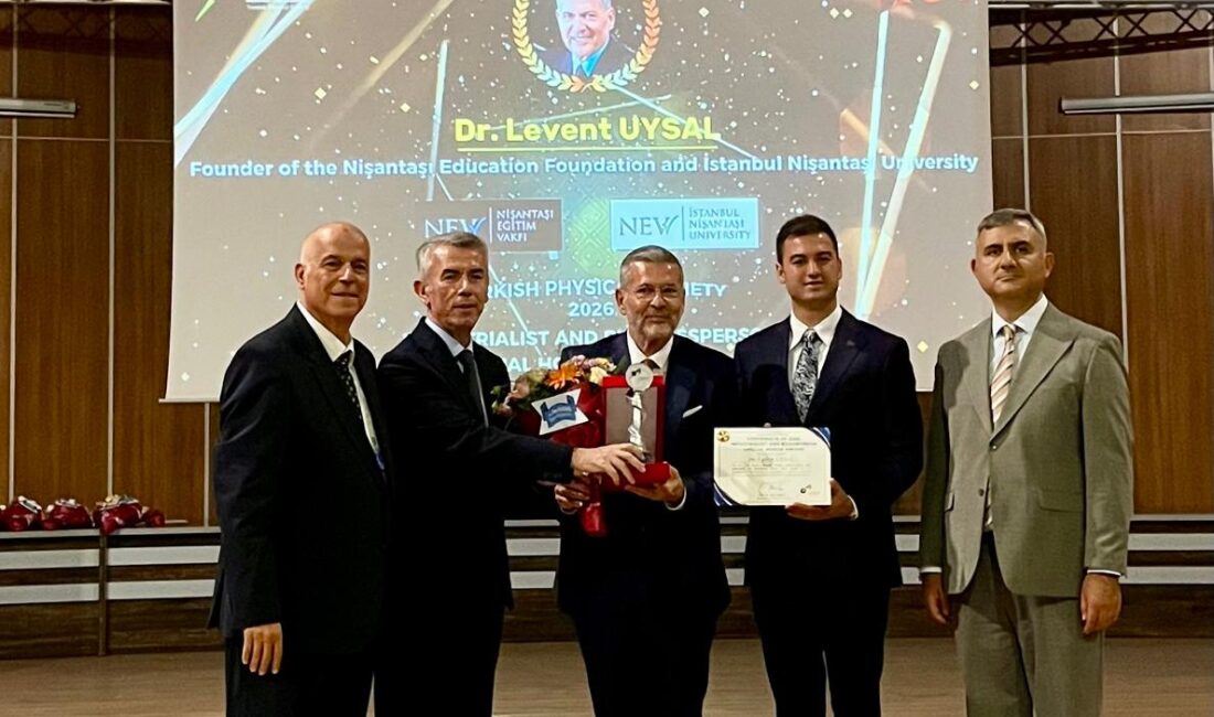 MİLLETVEKİLİ UYSAL’A TÜRK FİZİK DERNEĞİ’NDEN ÖZEL ONUR ÖDÜLÜ Türk Fizik Derneği tarafından