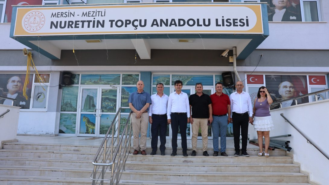 ÖZDEMİRCİ, NURETTİN TOPÇU ANADOLU LİSESİNİ ZİYARET ETTİ İl Millî Eğitim Müdürü
