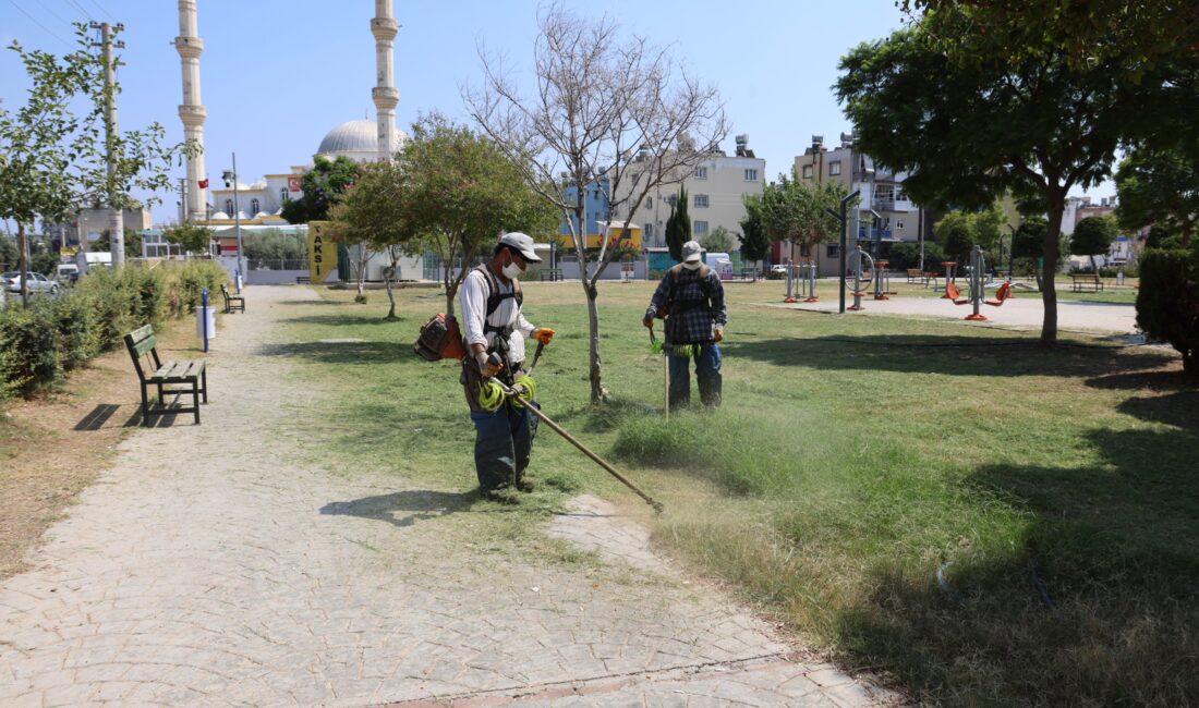 TOROSLAR’IN PARK VE YEŞİL ALANLARINDA BAKIM ÇALIŞMALARI HIZ KESMEDEN DEVAM EDİYOR Mersin’in yeşil dokusuyla öne