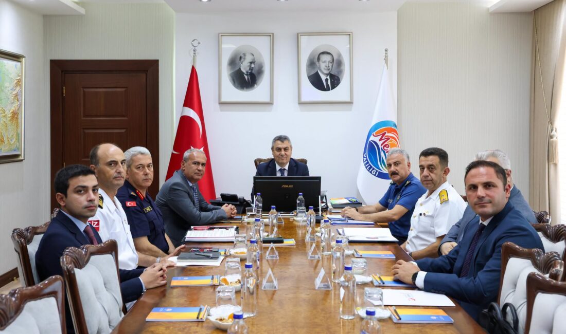 Mersin Valisi Atilla Toros başkanlığında,