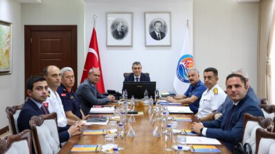 Mersin Valisi Atilla Toros başkanlığında,