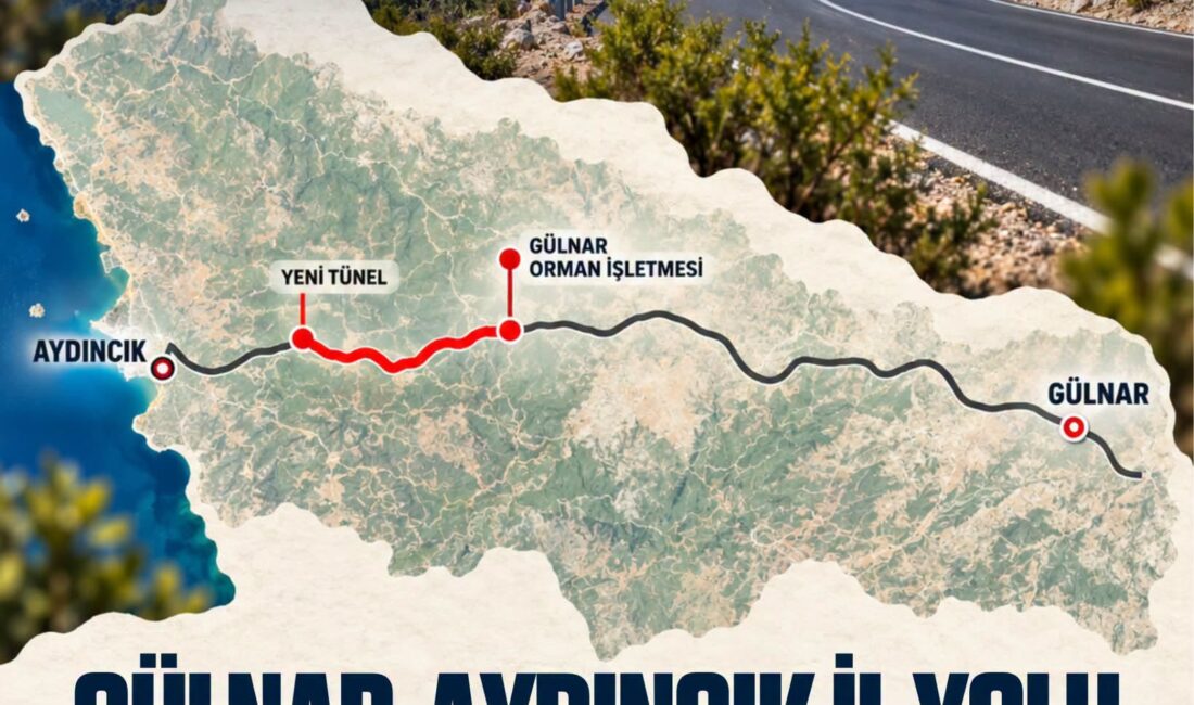 GÜLNAR–AYDINCIK İL YOLUNDA 6 KİLOMETRELİK KESİM TRAFİĞE AÇILDI Gülnar–Aydıncık İl Yolu’nun Gülnar