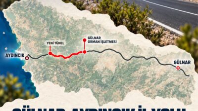 Gülnar–Aydıncık İl Yolu’nun Gülnar Orman
