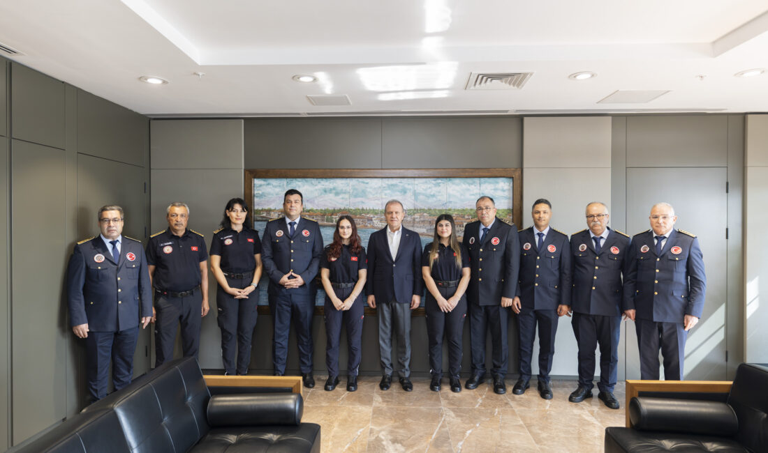 BAŞKAN SEÇER, İFTAİYE HAFTASI KAPSAMINDA MERSİN İTFAİYESİ TEŞKİLATI İLE BİR ARAYA GELDİ
