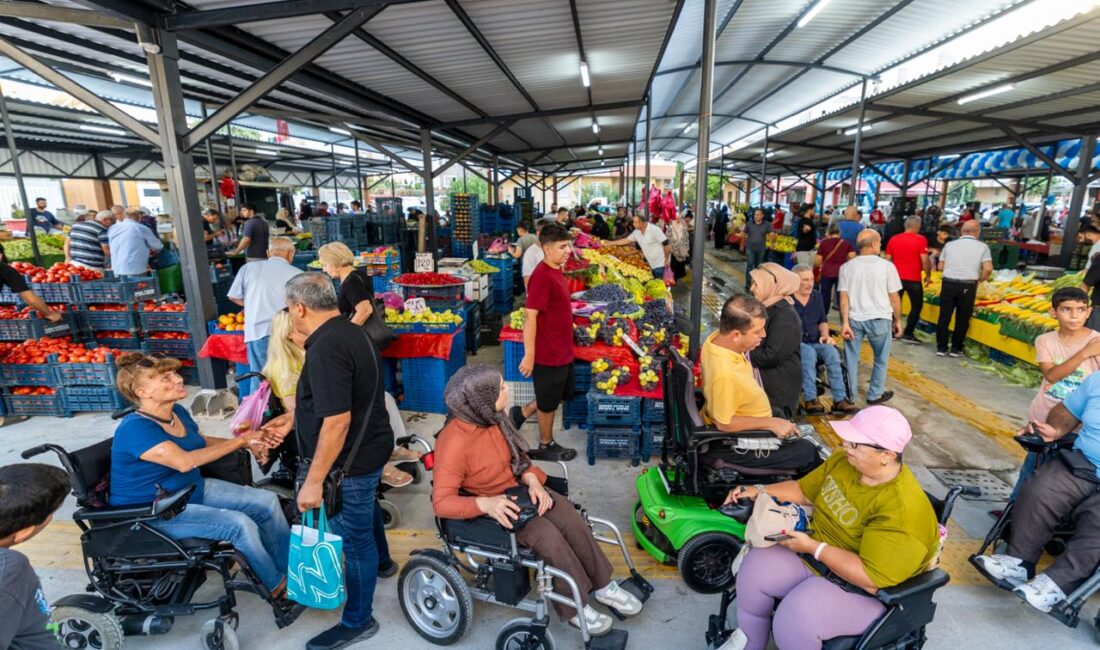 Türkiye’nin ilk tam erişilebilir pazarı Yenişehir’de Mersin Yenişehir Belediyesi, Aydınlıkevler Pazar