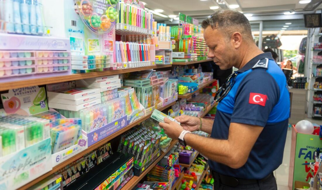 Yenişehir’de okul alışverişine sıkı denetim Yeni eğitim-öğretim yılı öncesinde
