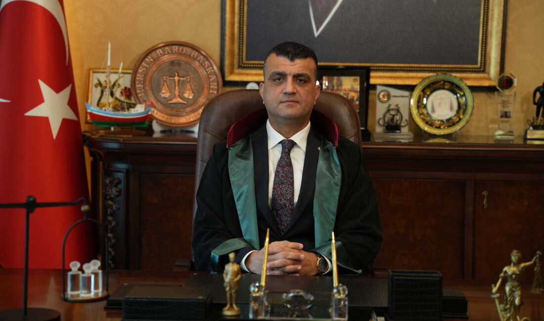 BARO BAŞKANI ÖZDEMİR: “YARGI BAĞIMSIZLIĞI HER KOŞULDA KORUNMALIDIR” Mersin Barosu Başkanı Av. Gazi