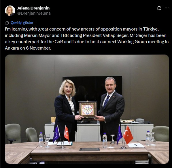 VAHAP SEÇER’İN TUTUKLANMASINA AVRUPA’DAN TEPKİ: HALK İRADESİ VE YEREL DEMOKRASİ VURGUSU Seçilmiş Türkiye Belediyeler Birliği