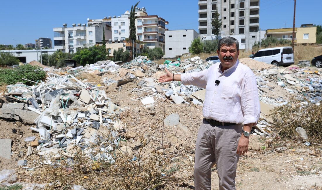 BAŞKAN YILDIZ: “KAÇAK MOLOZ DÖKÜMÜNE MÜSAADE ETMEYECEĞİZ” Toroslar Belediye Başkanı Abdurrahman